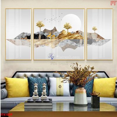 File PSD File tranh bộ hiện đại FT41009 (nguyên bản) cho thiết kế