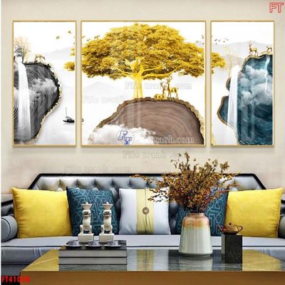 Tải file File tranh bộ hiện đại FT41058 (gốc) in ấn ngay lập tức