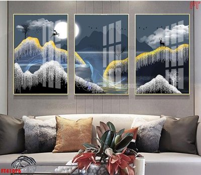 Tải về file gốc File tranh bộ hiện đại FT41076 (dùng cho in quảng cáo)