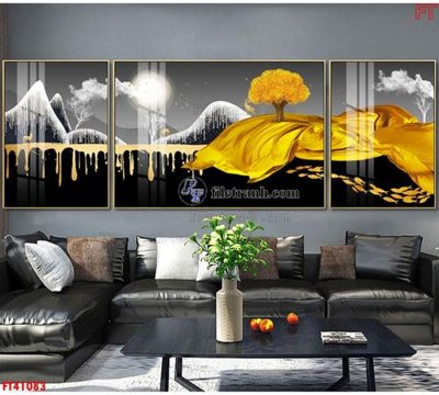 File PSD File tranh bộ hiện đại FT41083 (chất lượng in ấn)