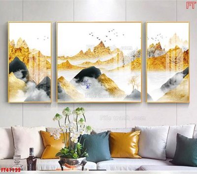 Tải file File tranh bộ hiện đại FT41132 (ảnh gốc) file AI/EPS