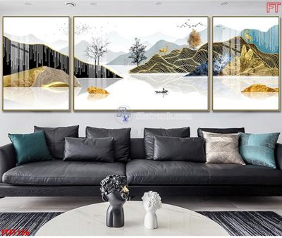 File gốc File tranh bộ hiện đại FT41156 (chủ đề hiện đại) trang trí