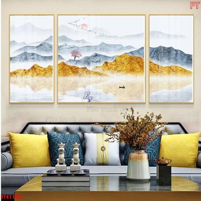 File gốc File tranh bộ hiện đại FT41193 (bản quyền) cho in ấn