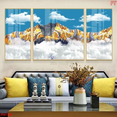 File tranh File tranh bộ hiện đại FT41194 (gốc) in film