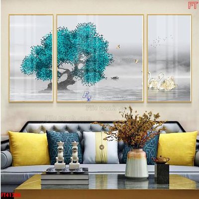 Tải file File tranh bộ hiện đại FT41206 (ảnh gốc) file TIFF