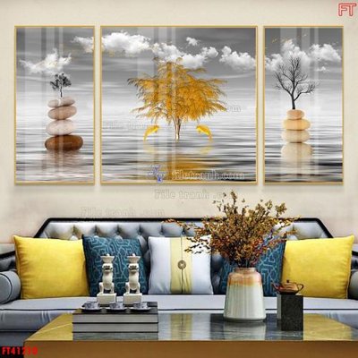 File gốc File tranh bộ hiện đại FT41210 (trang trí) phòng trẻ em