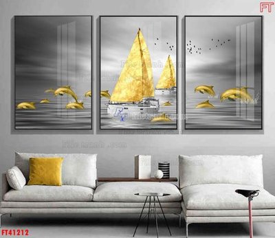 File gốc File tranh bộ hiện đại FT41212 (PNG) trong suốt (transparent)