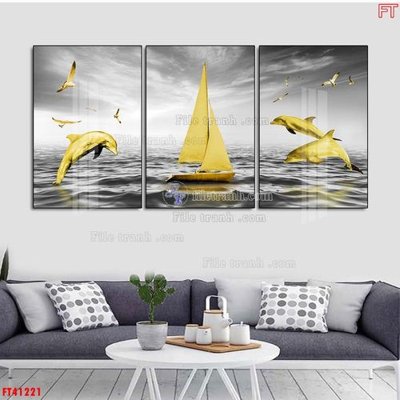 Mua file gốc File tranh bộ hiện đại FT41221 (in ấn) tại Filetranh.com