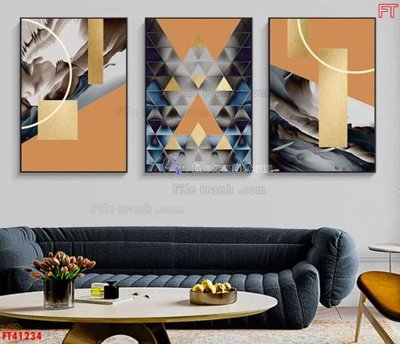 Tải file gốc File tranh bộ hiện đại FT41234 (in tráng gương) siêu đẹpFile tranh gốc File tranh bộ hiện đại FT41234 chất lượng cao