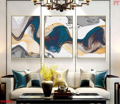 File in ấn chuyên nghiệp File tranh bộ hiện đại FT41243 (file gốc)