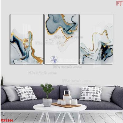 File gốc File tranh bộ hiện đại FT41244 (trang trí) cho phòng khách