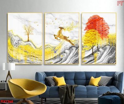 File PSD File tranh bộ hiện đại FT41268 (bản gốc) chất lượng nhất