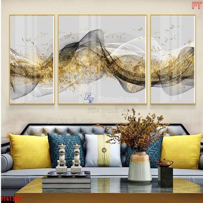 Tải file File tranh bộ hiện đại FT41270 (gốc) in trên mọi chất liệu
