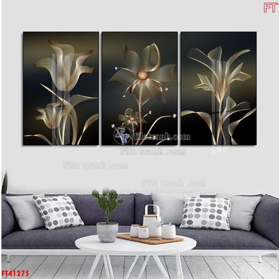 File gốc in ấn File tranh bộ hiện đại FT41275 chuẩn màu CMYK