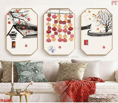 File tranh File tranh bộ hiện đại FT41287 (gốc) chủ đề thành phố