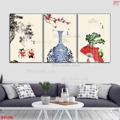 File gốc File tranh bộ hiện đại FT41290 (cho in ấn) từ kho Filetranh