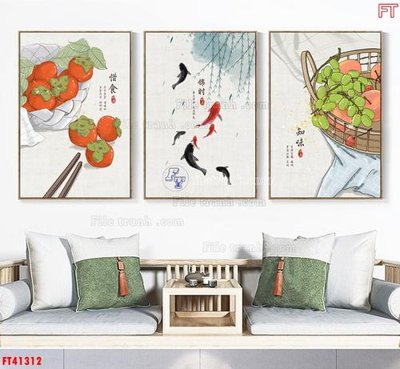 File in trần File tranh bộ hiện đại FT41312 (bản gốc) 5D