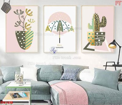 Tải file File tranh bộ hiện đại FT41328 (ảnh gốc) in tranh kính