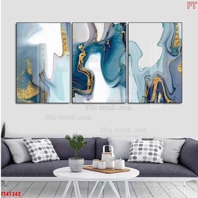 File gốc File tranh bộ hiện đại FT41342 (ảnh chi tiết) để in ấn