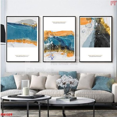 File tranh File tranh bộ hiện đại FT41359 (gốc) chủ đề con người