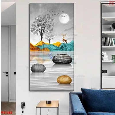 File in mica File tranh bộ hiện đại FT41382 (ảnh gốc) đẹp