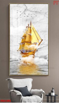 Tải file File tranh bộ hiện đại FT41392 (gốc) in tranh tráng gương