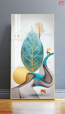 Download file gốc File tranh bộ hiện đại FT41414 (in mica) trong suốt