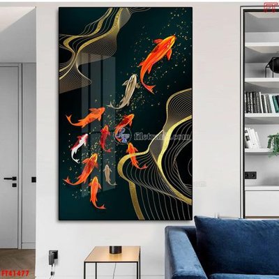 File tranh gốc in trần nhà File tranh bộ hiện đại FT41477 3D