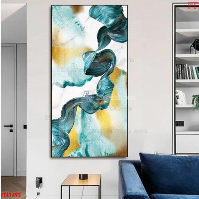File tranh File tranh bộ hiện đại FT41493 (bản gốc) in lụa 3D