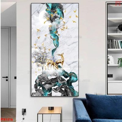 File ảnh File tranh bộ hiện đại FT41516 (gốc) in PP, decal