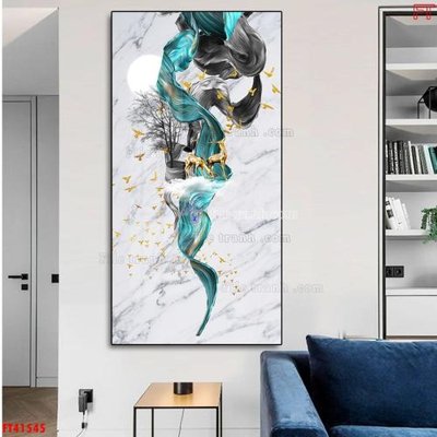 File in trần File tranh bộ hiện đại FT41545 (bản gốc 3D) sống động