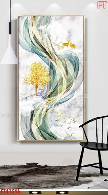 File gốc File tranh bộ hiện đại FT41546 (trang trí) phòng ngủ