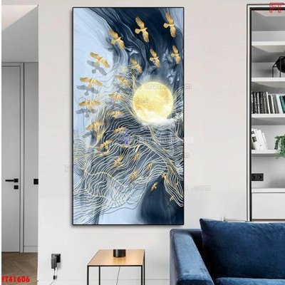 File in trần File tranh bộ hiện đại FT41606 (bản gốc) phong cảnh