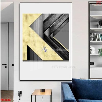 File PSD File tranh bộ hiện đại FT41646 (gốc) nhiều lớp (multi-layer)