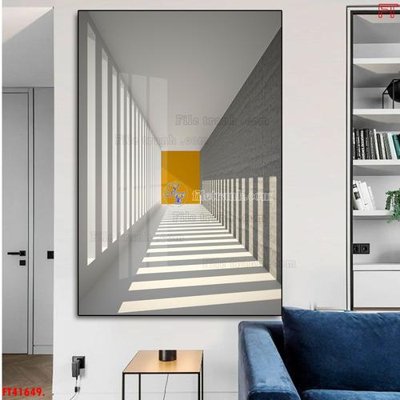 File gốc in ấn File tranh bộ hiện đại FT41649 chất lượng vượt trội