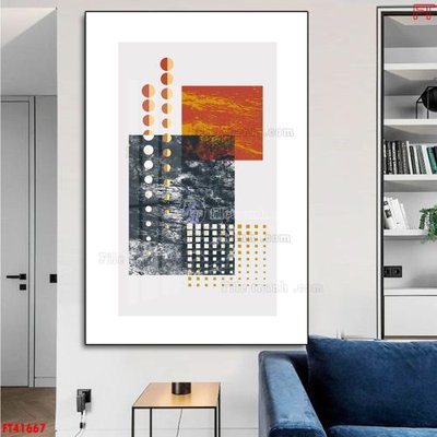 File tranh gốc File tranh bộ hiện đại FT41667 (bản quyền) độc đáo