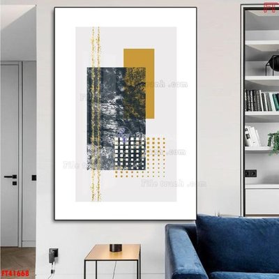 File in lụa File tranh bộ hiện đại FT41668 (tân cổ điển) File tranh bộ hiện đại FT41668