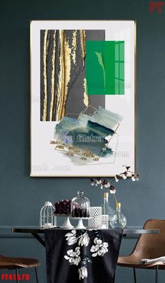 File gốc File tranh bộ hiện đại FT41678 (in mica) làm bảng hiệu