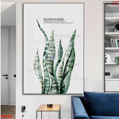 File gốc in ấn File tranh bộ hiện đại FT41697 độ phân giải cao