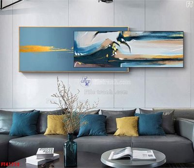 File gốc in tráng gương File tranh bộ hiện đại FT41713 chi tiết