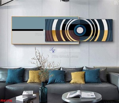 File gốc File tranh bộ hiện đại FT41716 (chuẩn màu) cho in offset