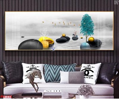 File tranh File tranh bộ hiện đại FT41775 (ảnh gốc) in trần 3D