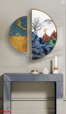 File ảnh gốc File tranh bộ hiện đại FT41797 không vỡ nét