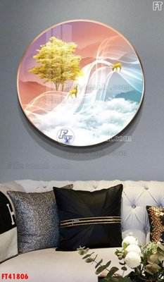 File tranh File tranh bộ hiện đại FT41806 (bản gốc) in lụa 3D