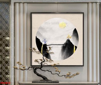 File tranh trang trí File tranh bộ hiện đại FT41812 (tải file gốc)