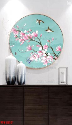 File in lụa File tranh bộ hiện đại FT41817 (chất lượng cao) File tranh bộ hiện đại FT41817