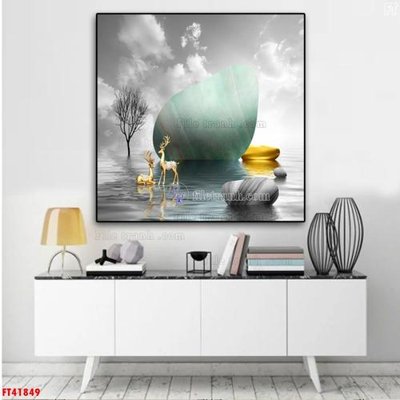 File tranh File tranh bộ hiện đại FT41849 (ảnh gốc) in trần xuyên sáng