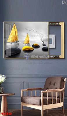 File in ấn File tranh bộ hiện đại FT41850 chuyên nghiệp