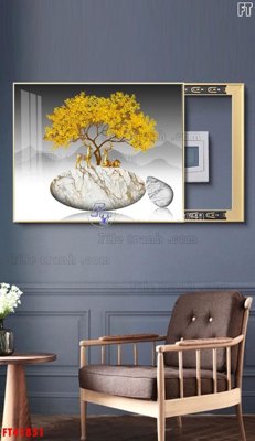 File gốc File tranh bộ hiện đại FT41851 (trang trí) cho phòng khách