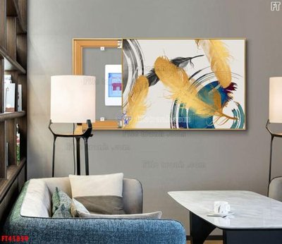 File ảnh File tranh bộ hiện đại FT41859 (gốc) in standee